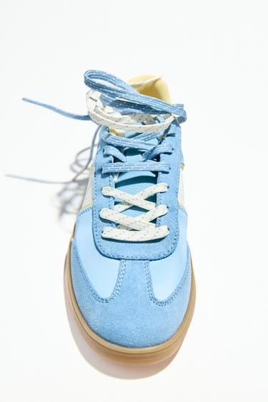 Zara COLORFUL SNEAKERS - Blue