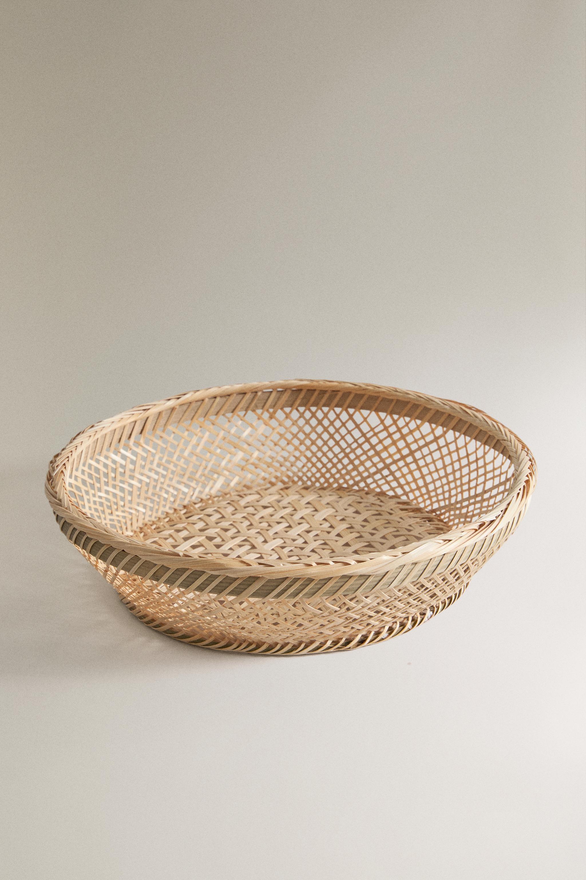Zara WOVEN BAMBOO FRUIT BOWL — фото 2