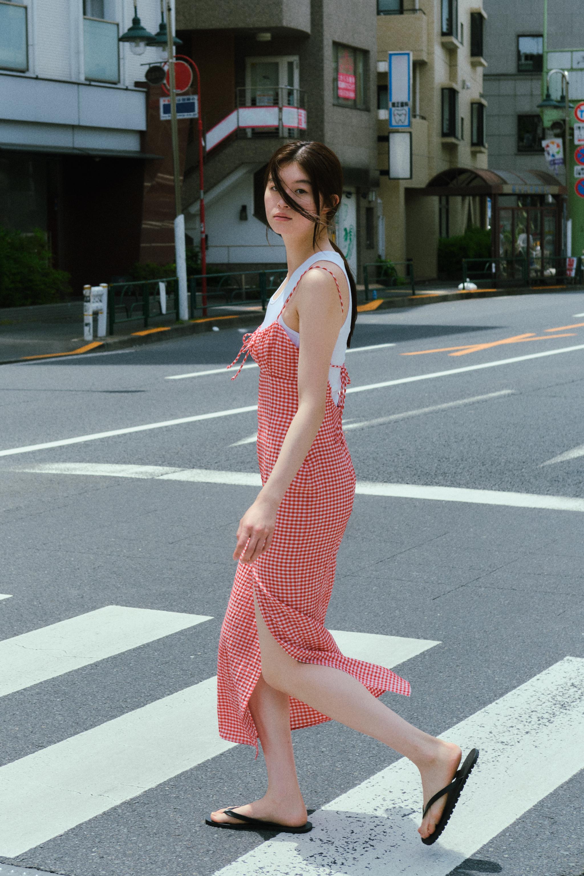 ZARA】ギンガムチェック ミディワンピース 3067/329/061 (ZARA