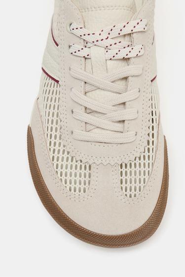 BASKETS EN RÉSILLE BAREFOOT - Blanc écru de Zara - Image 8