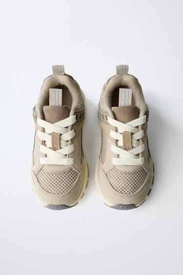 MULTI-PIECE TRAINERS - Sand Brown by Zara - Image 4