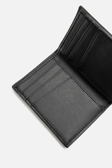 PORTE-CARTES VERTICAL LISSE - Noir de Zara - Image 2