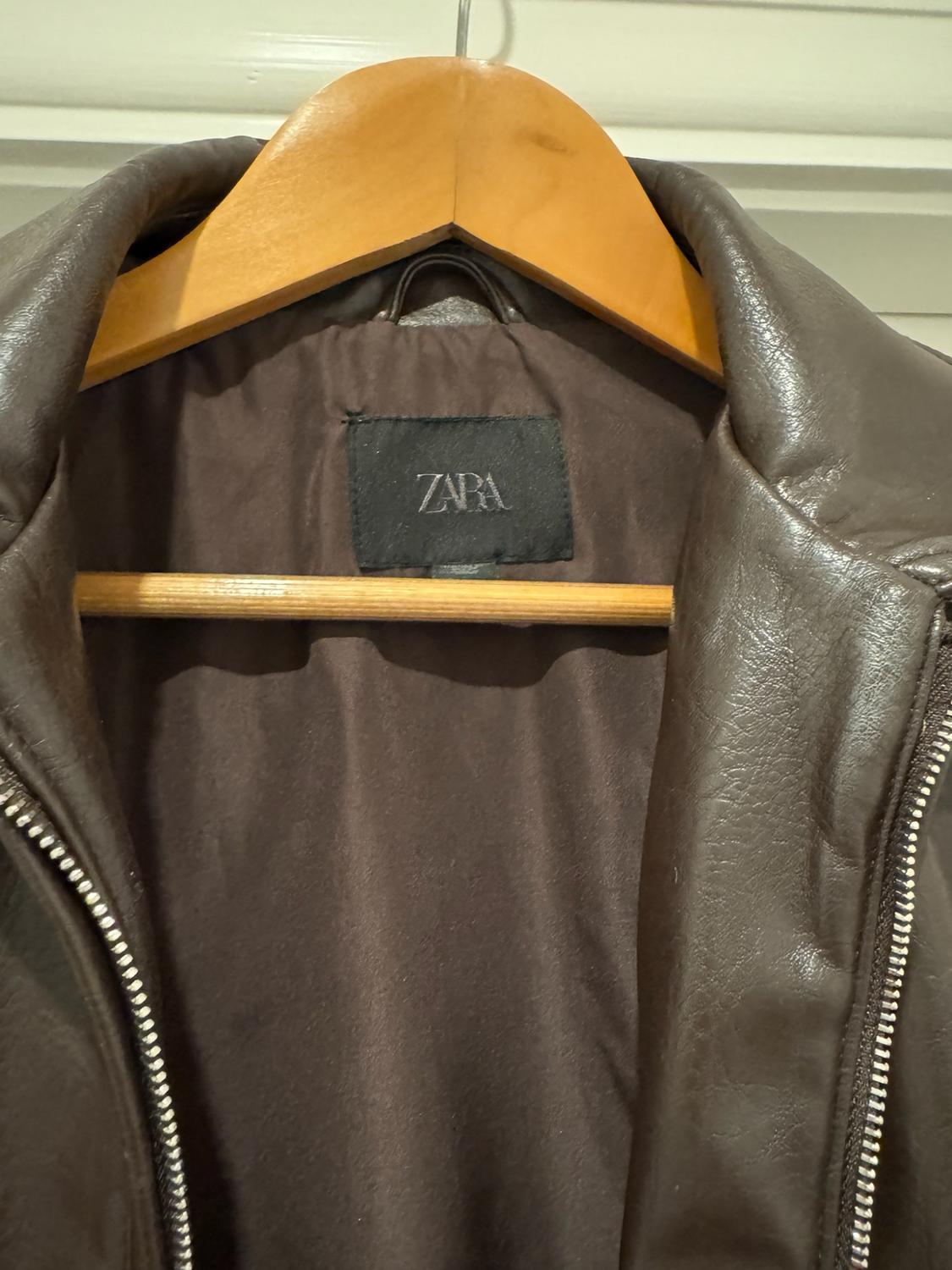 FAUX LEATHER BOMBER JACKET - Image 3
