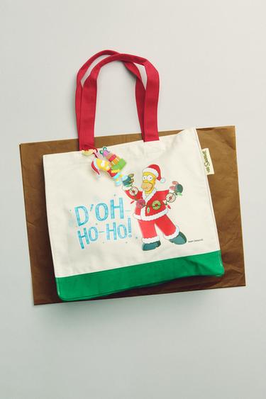 SHOPPER THE SIMPSONS ™ MATT GROENING - Bílá od Zara