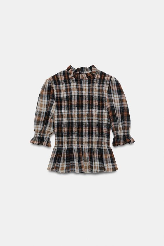 CUERPO CUADROS - Gris / Tostado de Zara - Imagen 0