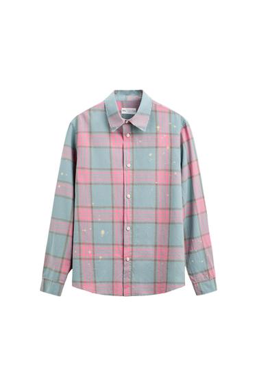 FADED CHECK SHIRT