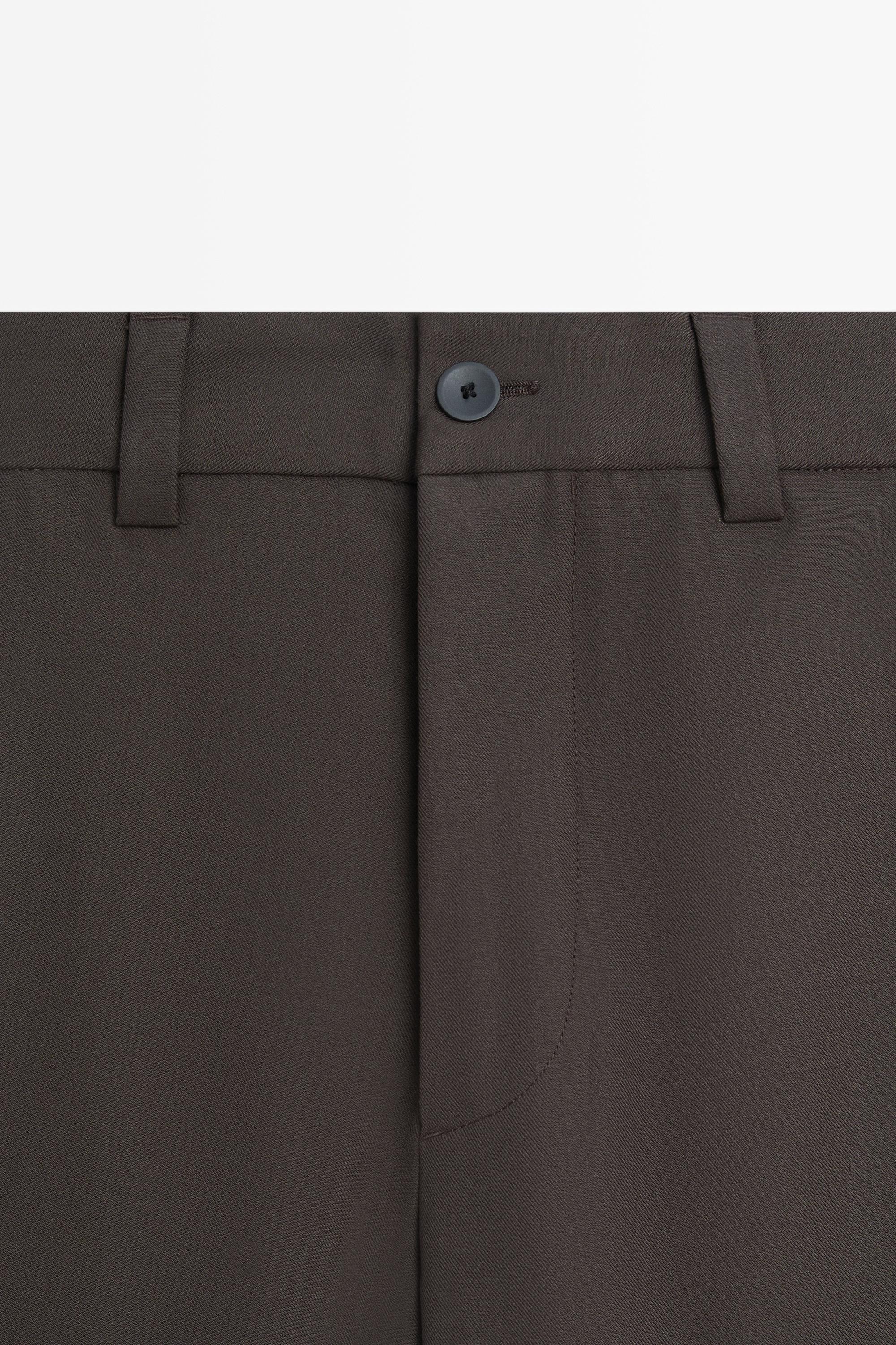 100% cool wool total look pants