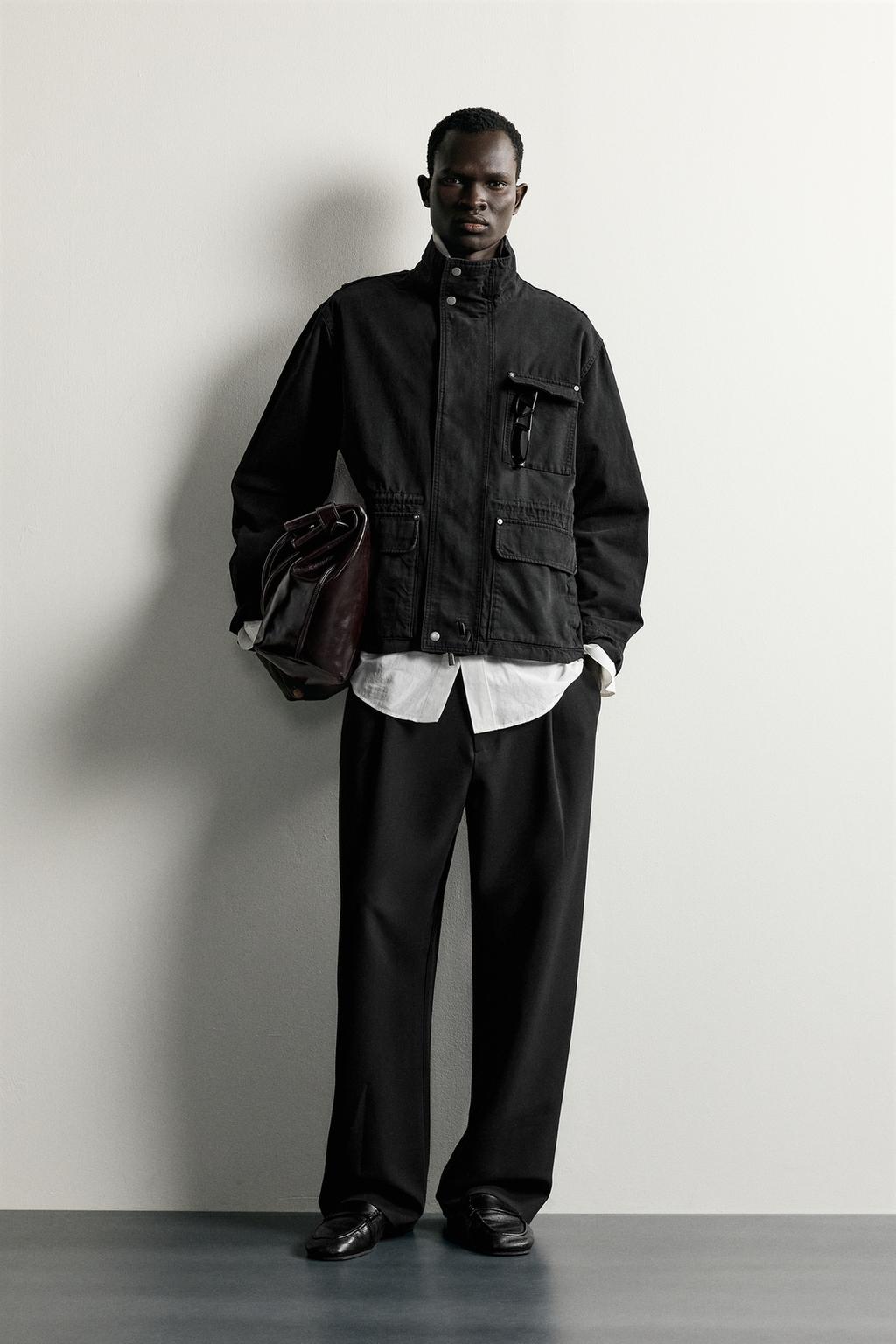 Zara Relaxed fit utility cibli kurtka