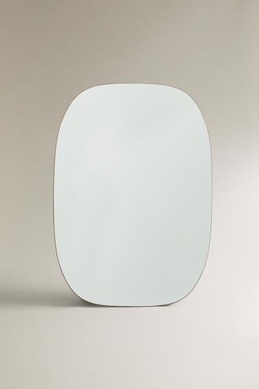 WALL MIRROR WITH ROUND FRAME - Golden by Zara
