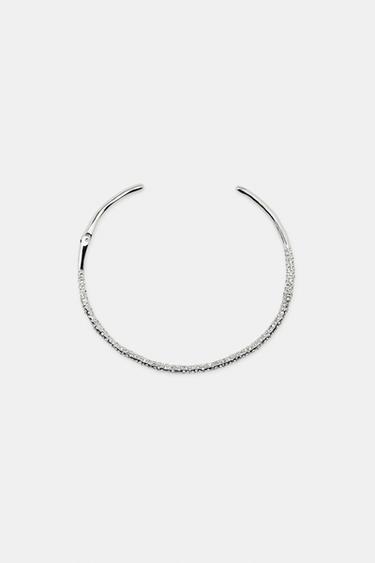 CHOCKER METÁLICO BRILLOS - Plata de Zara