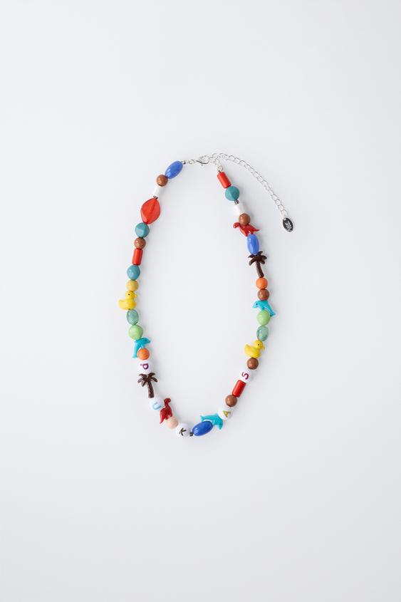 COLLAR CUENTAS FORMAS PUKAS SURF - Multicolor de Zara - Imagen 0