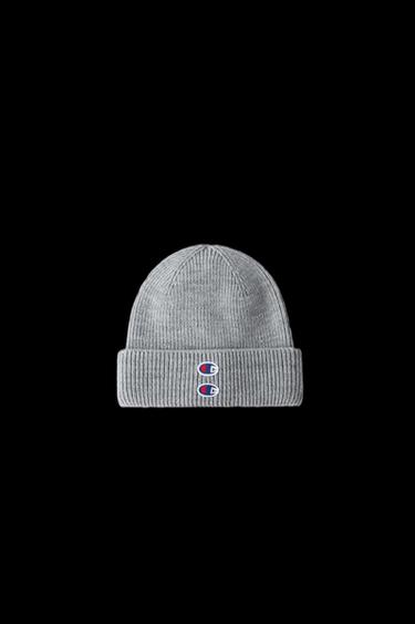 CHAMPION ® X ZARA KNIT BEANIE - Grey marl by Zara - Image 0