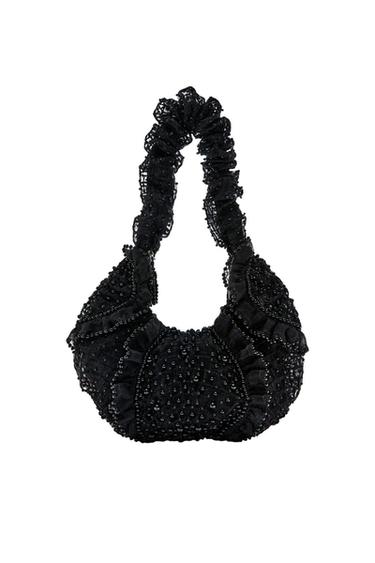 BEADED SHOULDER BAG