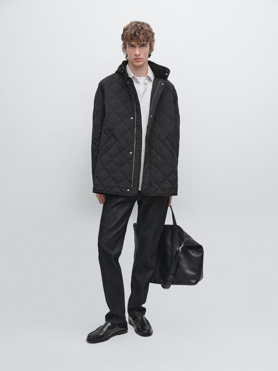 Water-repellent puffer jacket
