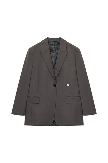 BLAZER OVERSIZE ZW COLLECTION - Gris oscuro de Zara