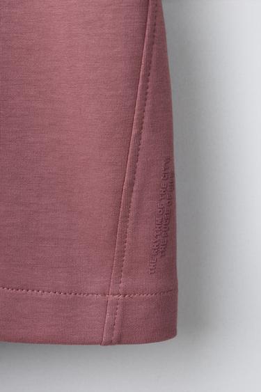 INTERLOCK T-SHIRT AND BERMUDA SHORTS SET - Pale pink by Zara - Image 7