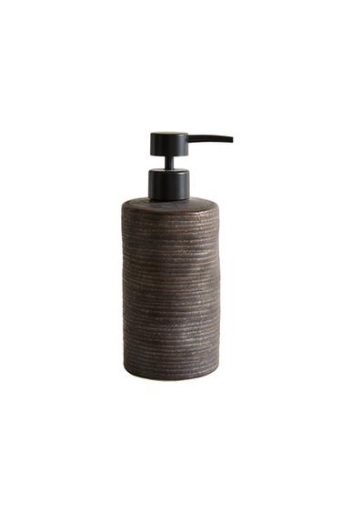 BLACK CERAMIC SOAP DISPENSER - Black by Zara