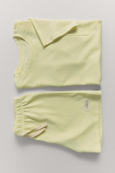 6-14 YEARS/ PLAIN PYJAMAS - Yellow by Zara