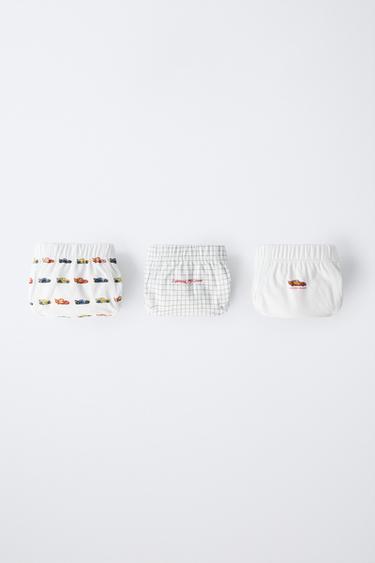 2-6 AÑOS/ PACK TRES SLIPS CARS © DISNEY - Blanco de Zara