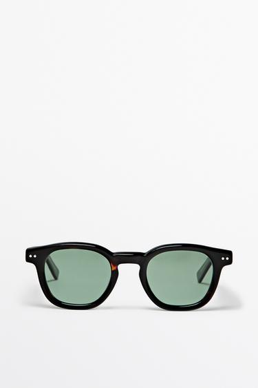 Gafas de sol redondas - Marrón de Zara - Imagen 0