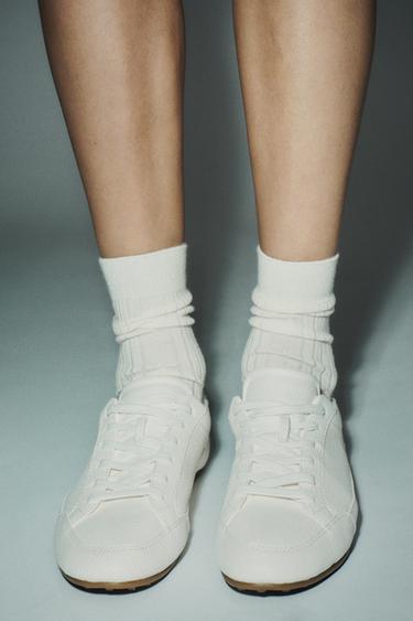 CHAUSSURES DE SPORT DERBYS - Blanc de Zara - Image 1
