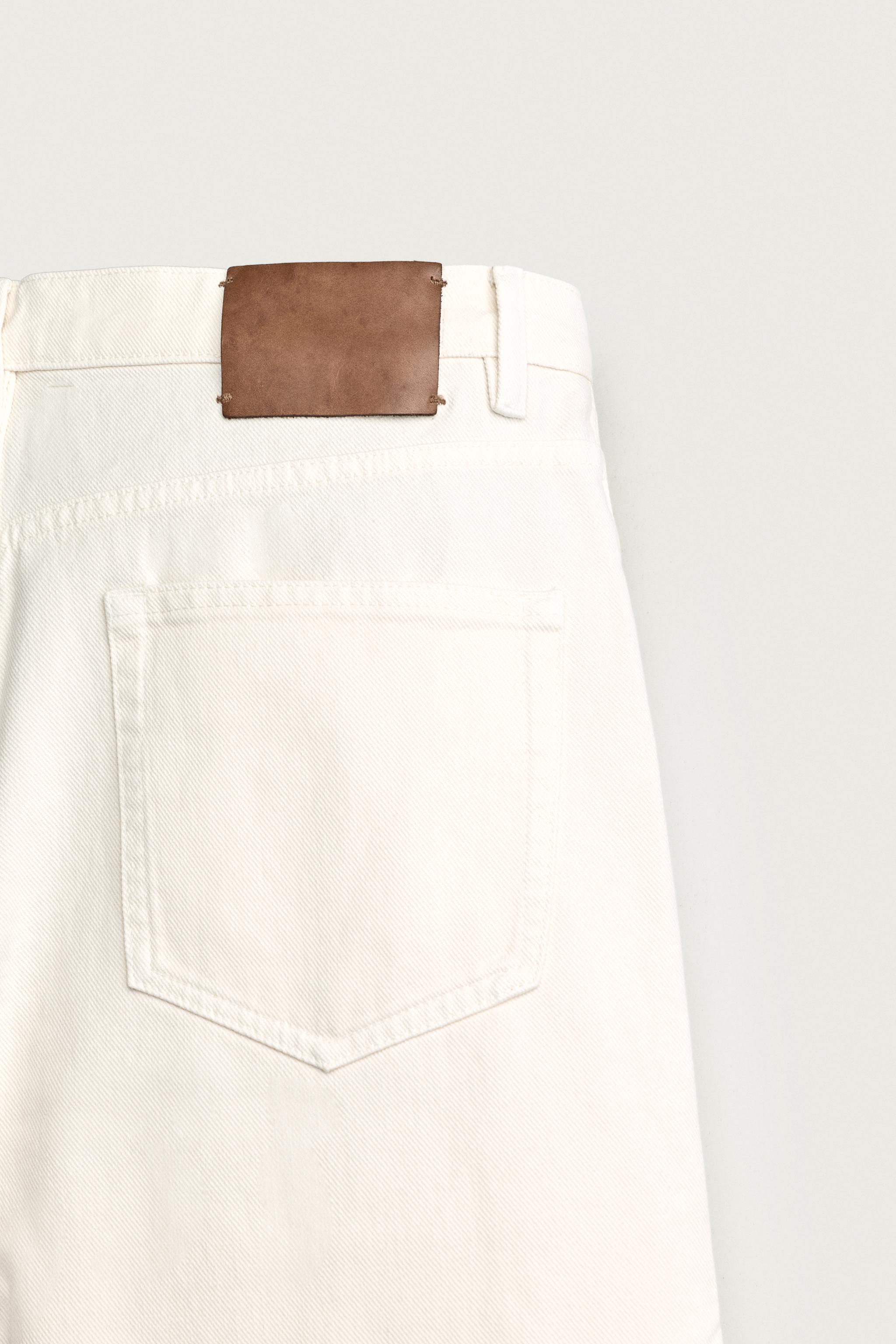 Мужские джинсы Zara RELAXED FIT WASHED JEANS — фото 9
