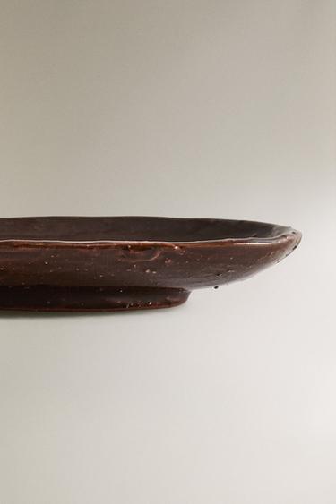 BROWN CERAMIC BATHROOM SOAP DISH - Brown by Zara - Image 3