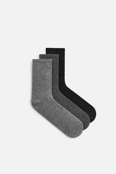 LOT DE 3 PAIRES DE CHAUSSETTES CÔTELÉES - divers de Zara - Image 1
