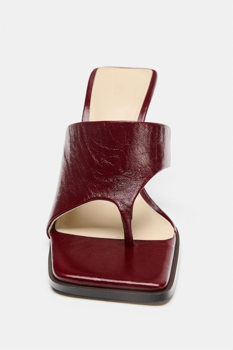 Sandalias de tacón de cuero edición limitada 7