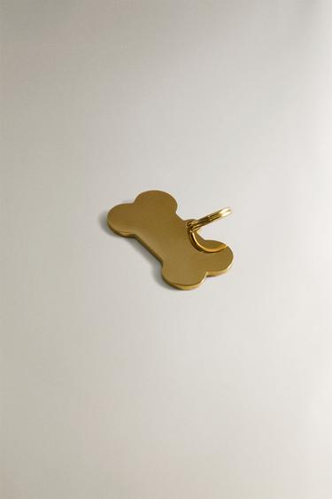 CHARM KNOCHEN EDELSTAHL HAUSTIERE - Gold von Zara