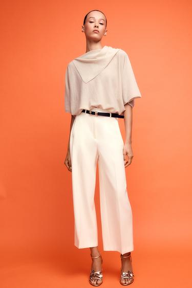 BELTED CULOTTES - Ecru by Zara
