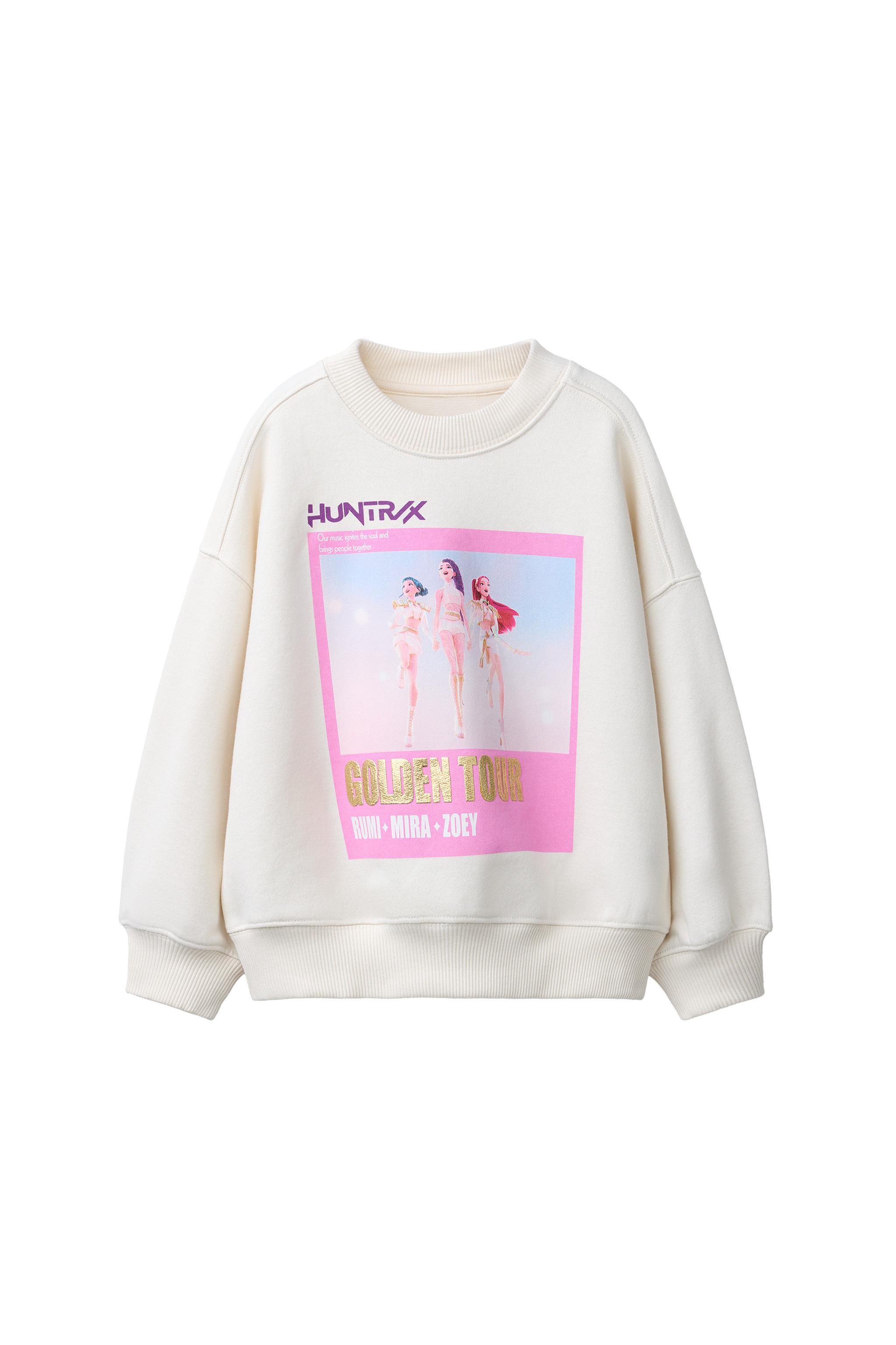 KPOP DEMON HUNTERS™ NETFLIX © PRINTED SWEATSHIRT - Ecru | ZARA