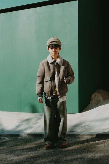 LOOSE FIT TWILL TROUSERS - Khaki by Zara