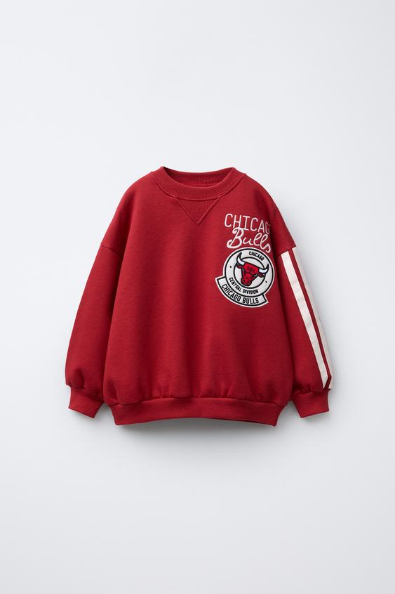 NBA CHICAGO BULLS SWEATSHIRT Burgundy ZARA India