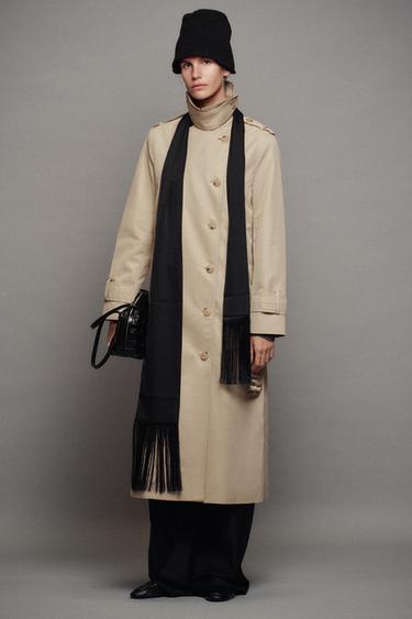 ZW COLLECTION WATER-REPELLENT TRENCH COAT WITH BELT - Light camel by Zara