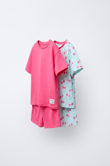 1 1/2-6 YEARS/ TWO-PACK OF PRINTED PYJAMAS - Pink by Zara