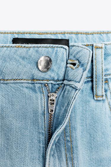 JEANS Z.04 STRAIGHT TAILLE HAUTE FULL LENGTH - Bleu moyen de Zara - Image 6