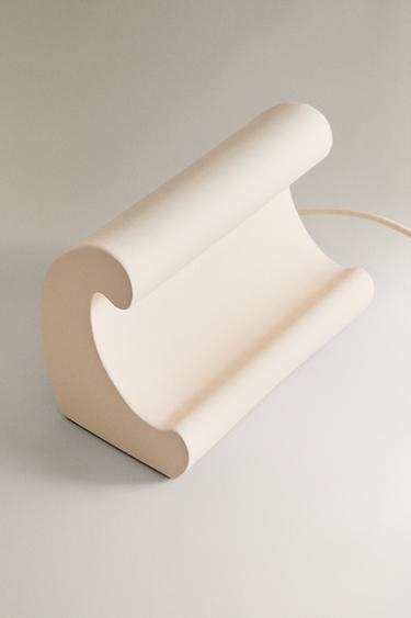 CERAMIC TABLE LAMP - White by Zara - Image 2