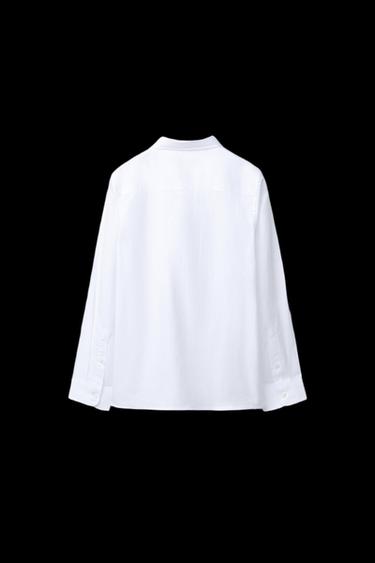 CAMISA VESTIR - Blanco de Zara