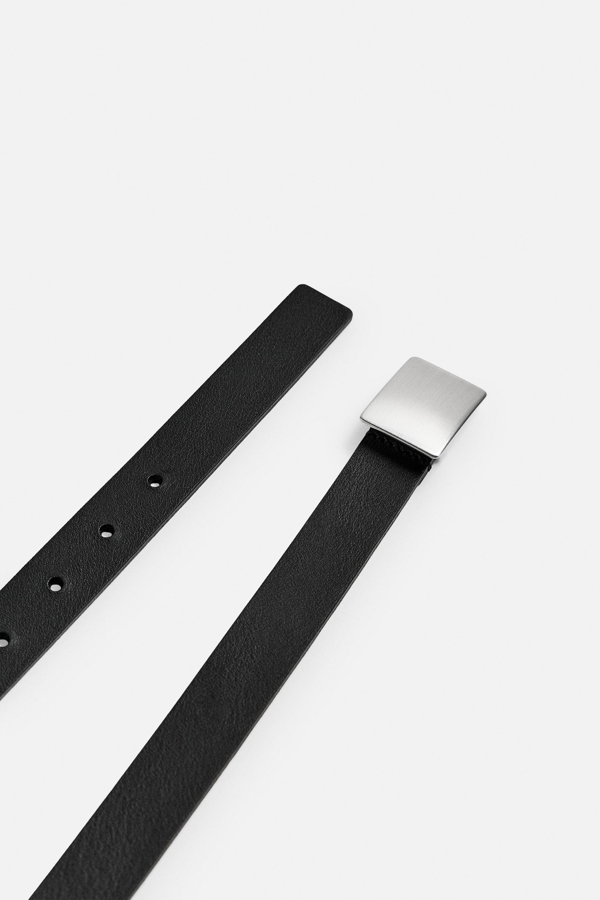 LIMITED EDITION レザーベルト - ブラック | ZARA Japan / 日本