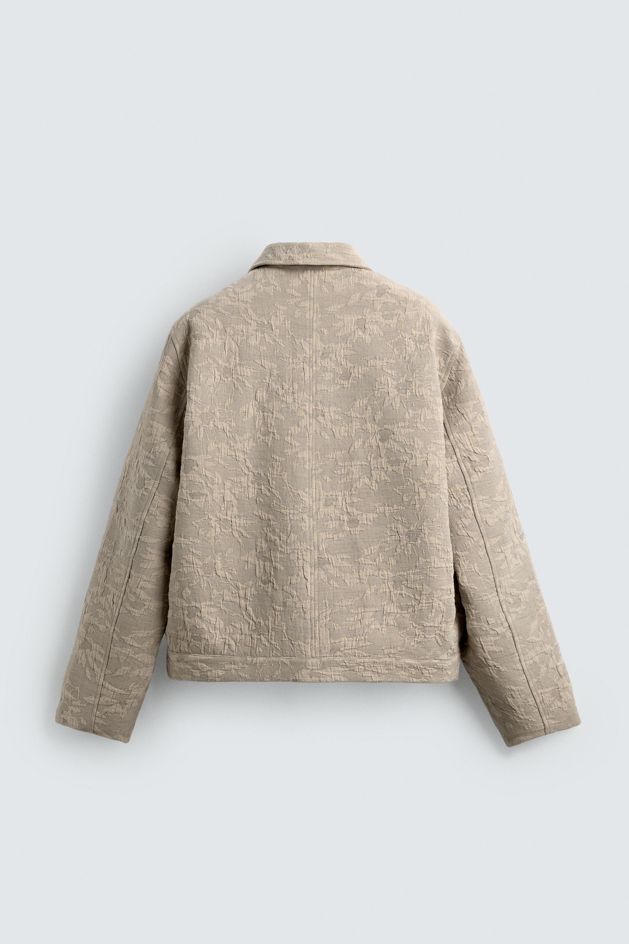 FLORAL JACQUARD JACKET