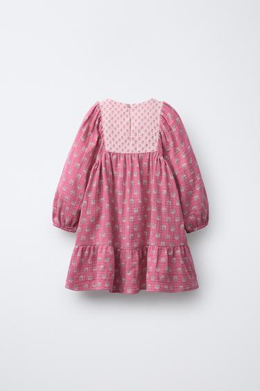 ROBE IMPRIMÉE - Rose de Zara - Image 1