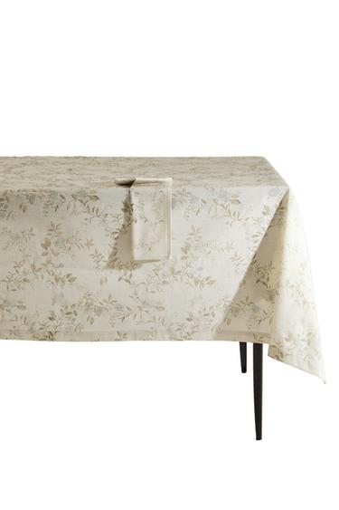 PLANT PRINT TABLECLOTH - Bluish by Zara