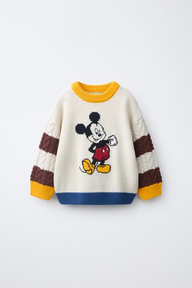 JERSEY PUNTO MICKEY MOUSE © DISNEY - Crudo / Marrón de Zara