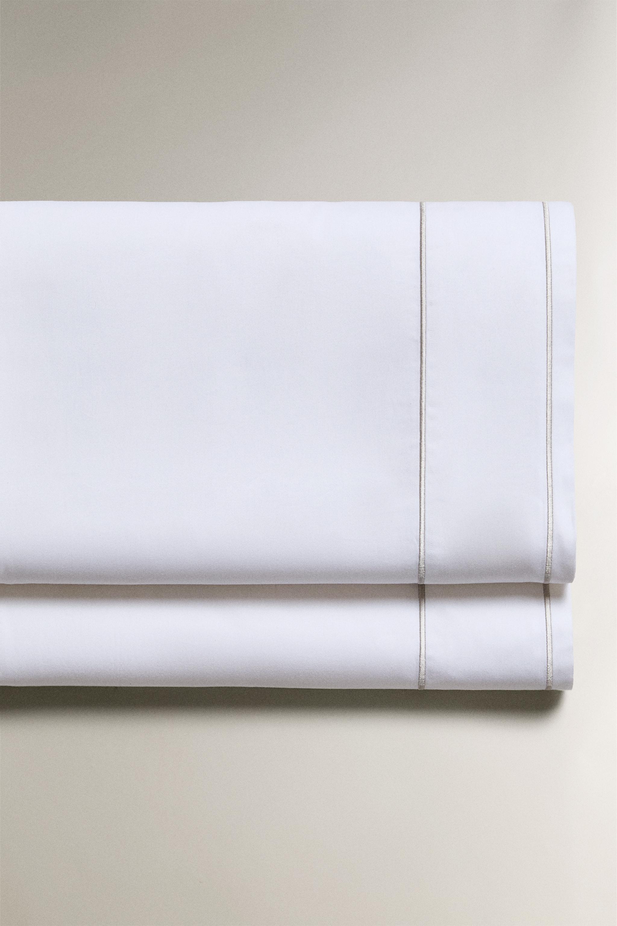 DRAP DE DESSUS SATIN FESTON