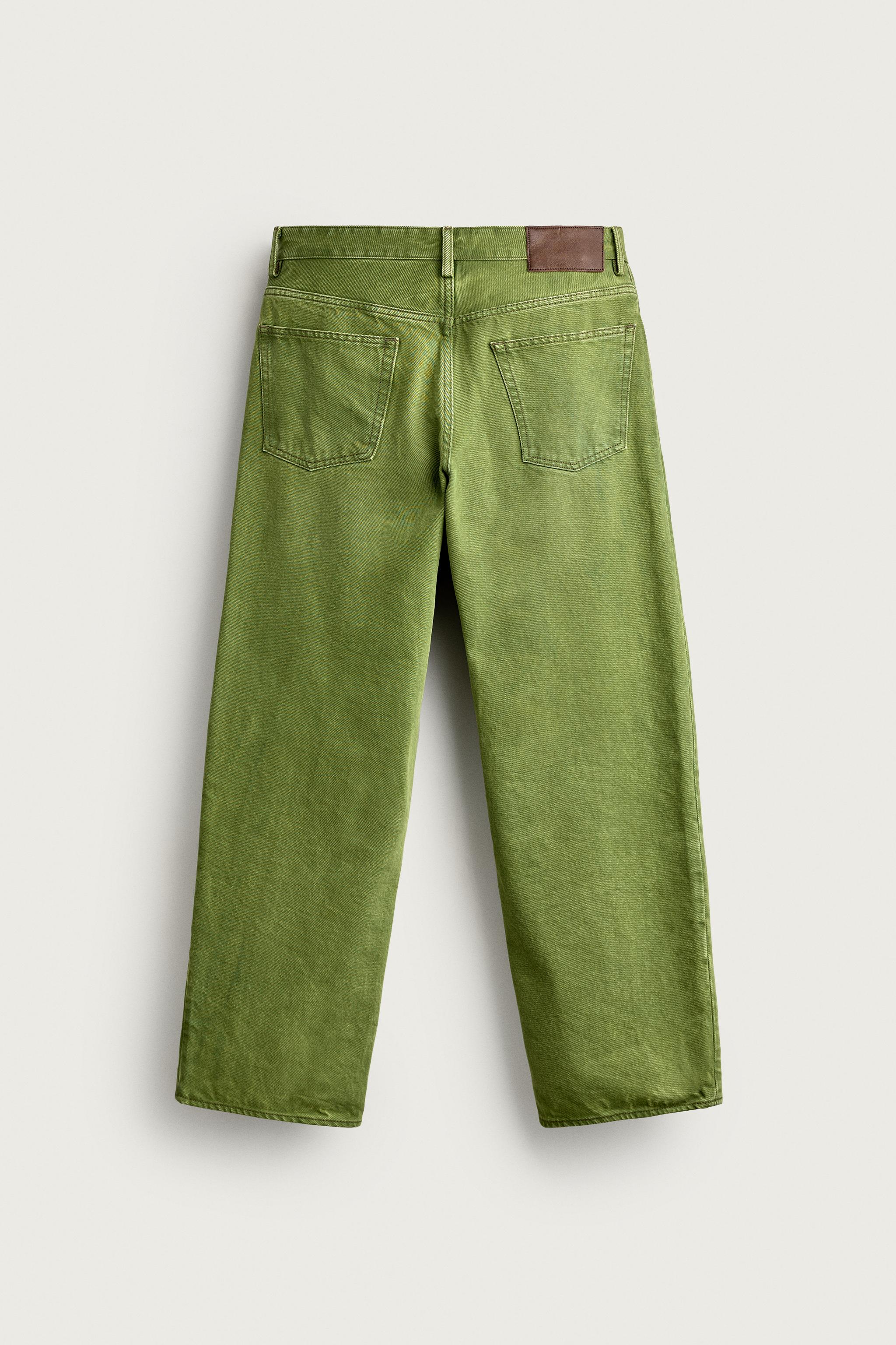 WASHED STRAIGHT-FIT JEANS