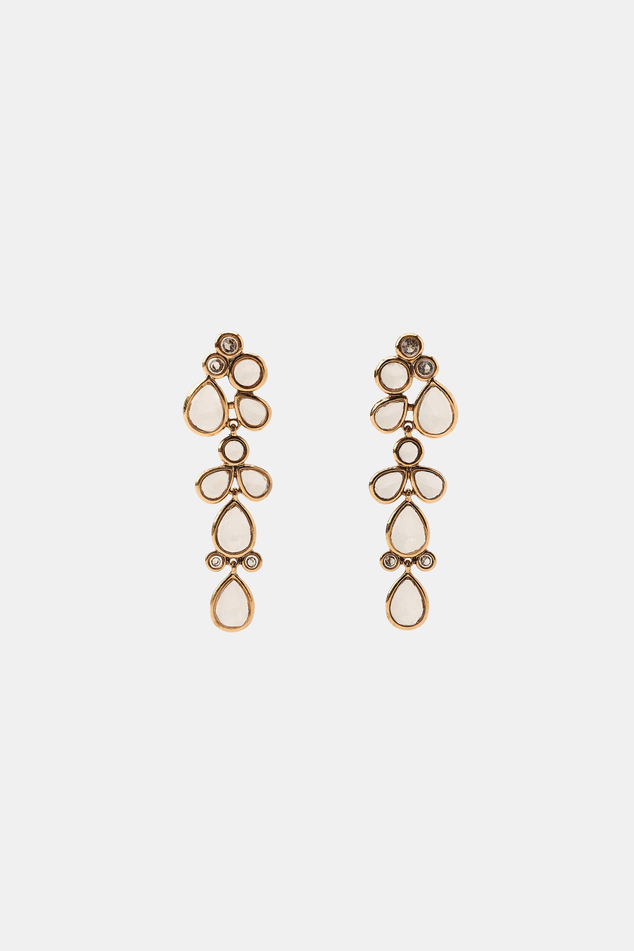 CRYSTAL PIECE EARRINGS