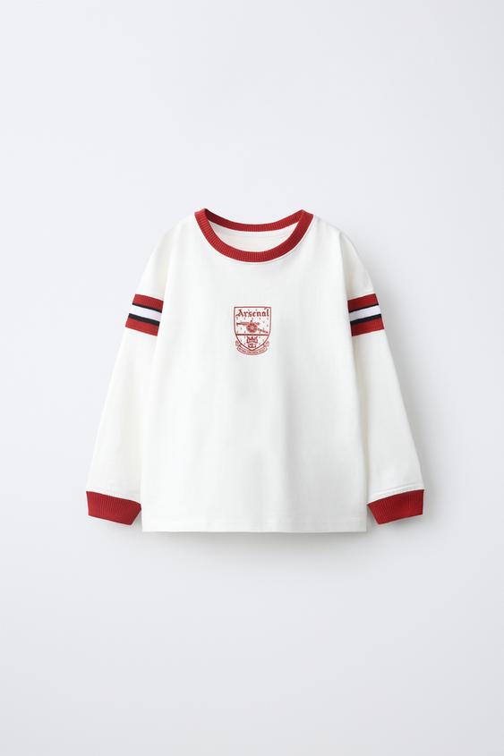 MAJICA S POTISKOM ARSENAL F.C. © - Bela de Zara - Slika 0