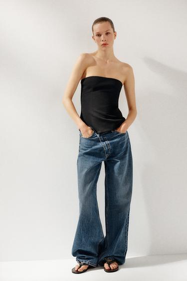 INTERLOCK BANDEAU TOP - Black by Zara - Image 0