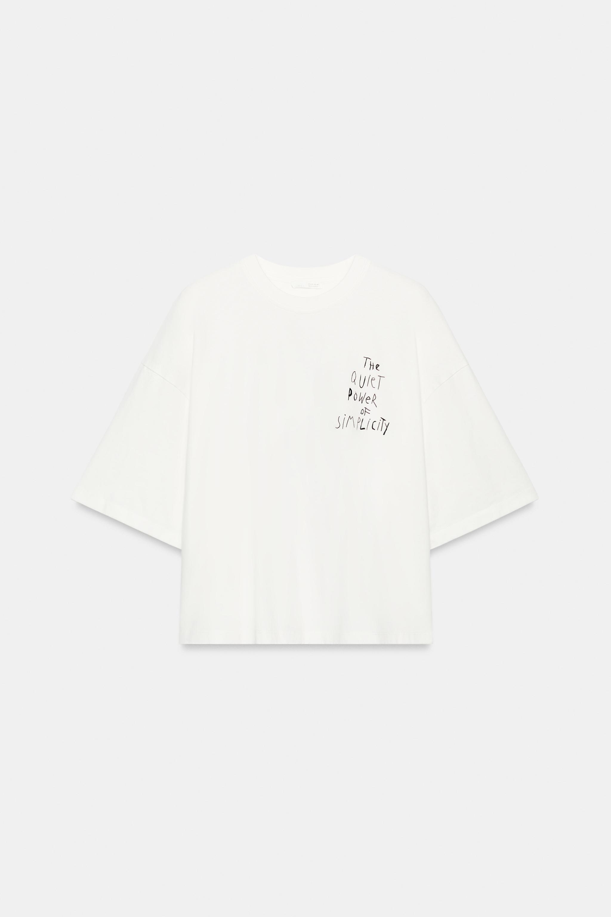 TEXT SHORT SLEEVE T-SHIRT